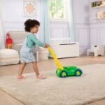 Melissa & Doug Sunny Patch Snappy Turtle Lawn Mower - Pretend Play Toy for Kids: Gross Motor Skills, Sound Effects - Image 4