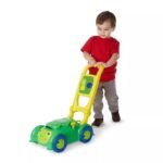 Melissa & Doug Sunny Patch Snappy Turtle Lawn Mower - Pretend Play Toy for Kids: Gross Motor Skills, Sound Effects - Image 5